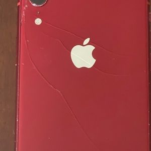 IPhone XR 64 GB Red with Case. Unlocked for Any Carrier